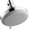 Hansgrohe Kopfbrause Croma 100 Vario 28462000 Chrom, Mit Kugelgelenk, 4 Strahlarten, Ecosmart