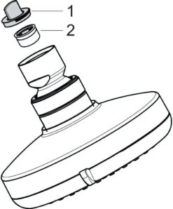 Hansgrohe Kopfbrause Croma 100 Vario 28462000 Chrom, Mit Kugelgelenk, 4 Strahlarten, Ecosmart -Hansgrohe Store hansgrohe Kopfbrause Croma 100 Vario 28462000 chrom mit Kugelgelenk 4 Strahlarten Ecosmart 2