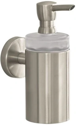 Hansgrohe Lotionsspender Logis 40514820 Brushed Nickel, Kristallglaseinsatz