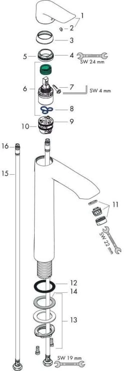 Hansgrohe Metris 260 Waschtisch Armatur 31184000 Chrom, Ohne Ablaufgarnitur -Hansgrohe Store hansgrohe Metris 260 Waschtisch Armatur 31184000 chrom ohne Ablaufgarnitur 2