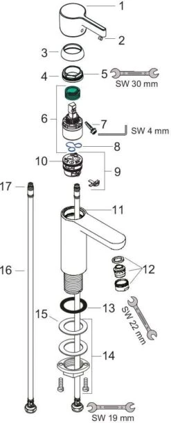 Hansgrohe Metris S Waschtisch Armatur 31068000 Chrom, Ohne Ablaufgarnitur -Hansgrohe Store hansgrohe Metris S Waschtisch Armatur 31068000 chrom ohne Ablaufgarnitur 2