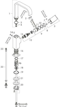 Hansgrohe Metropol Waschtisch-Einhebelmischer 32511990 Ausladung 165 Mm, Mit Push-Open Ablaufgarnitur, Polished Gold Optic -Hansgrohe Store hansgrohe Metropol Waschtisch Einhebelmischer 32511990 Ausladung 165 mm mit Push Open Ablaufgarnitur polished gold optic 2