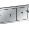 Hansgrohe RainSelect Fertigmontageset 15382000 Chrom, Thermostat, 4x Verbraucher, Unterputz