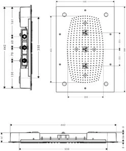Hansgrohe Raindance Rainmaker Kopfbrause 28418000 680 X 460 Mm, Mit Beleuchtung, Chrom -Hansgrohe Store hansgrohe Raindance Rainmaker Kopfbrause 28418000 680 x 460 mm mit Beleuchtung chrom 1