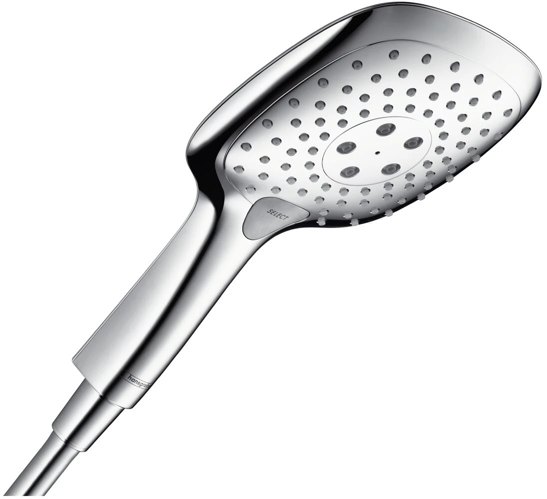 Hansgrohe Raindance Select Handbrause 26551000 E150 3jet, Chrom, DN15, EcoSmart, Ø150mm 1 Hansgrohe Raindance Select Handbrause 26551000 E150 3jet, Chrom, DN15, EcoSmart, Ø150mm
