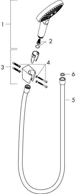 Hansgrohe Raindance Select S120 Wannenset 26721400 Weiss-chrom, 160 Cm Schlauch Isiflex -Hansgrohe Store hansgrohe Raindance Select S120 Wannenset 26721400 weiss chrom 160 cm Schlauch Isiflex 2