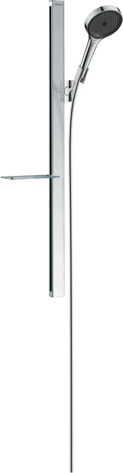 Hansgrohe Rainfinity Brauseset 27672000 Brausekopf 130mm, Brausestange 90cm, 9 L/min, Chrom