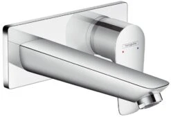 Hansgrohe Talis E Waschtischarmatur 71732000 Chrom, Unterputz Wandarmatur, Ausladung 165 Mm
