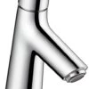 Hansgrohe Talis S 80 Waschtischarmatur 72013000 Chrom, Mit Ablaufgarnitur, CoolStart