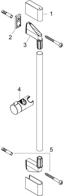 Hansgrohe Unica Croma Brausestange 26506000 90 Cm, Chrom 5 Hansgrohe Unica Croma Brausestange 26506000 90 Cm, Chrom -Hansgrohe Store hansgrohe Unica Croma Brausestange 26506000 90 cm chrom 2