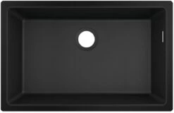 Hansgrohe Unterbauspüle 43432170 710 X 450 Mm, 1 Hauptbecken, Graphitschwarz