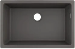 Hansgrohe Unterbauspüle 43432290 710 X 450 Mm, 1 Hauptbecken, Steingrau