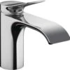Hansgrohe Vivenis Waschtischarmatur 75010000 Mit Zugstangen-Ablaufgarnitur, Chrom