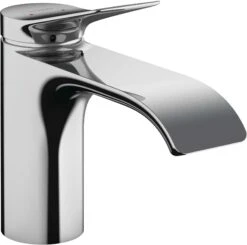 Hansgrohe Vivenis Waschtischarmatur 75010000 Mit Zugstangen-Ablaufgarnitur, Chrom
