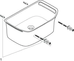 Hansgrohe Waschschüssel Axor Urquiola 62,4x39,9cm, Wandhängend, Mineralguss Weiss -Hansgrohe Store hansgrohe Waschschuessel Axor Urquiola 624x399cm wandhaengend Mineralguss weiss 2